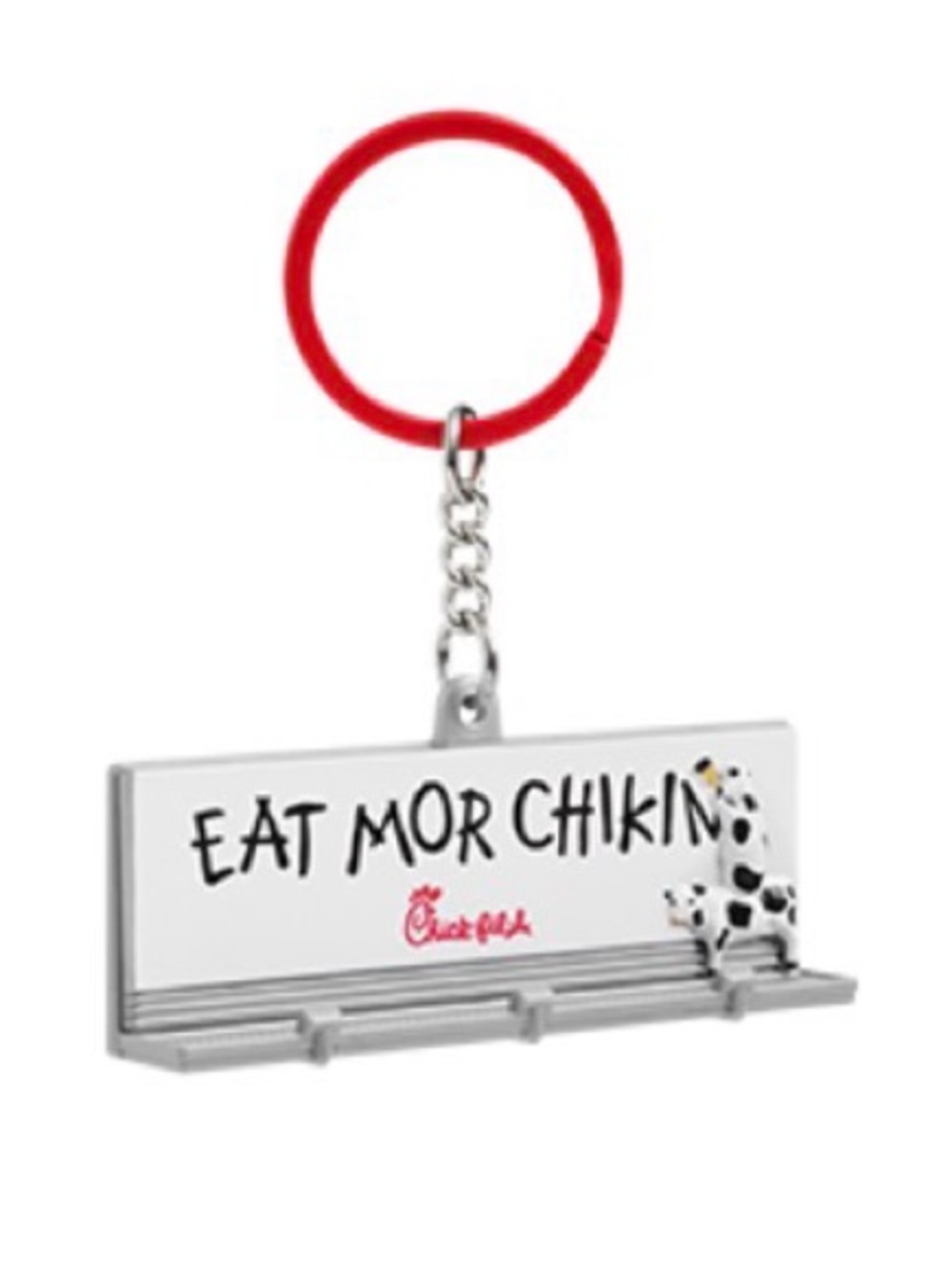 Chick-fil-A Cow Billboard 2026 ‘Eat Mor Chikin’ Limited Edition Keychain